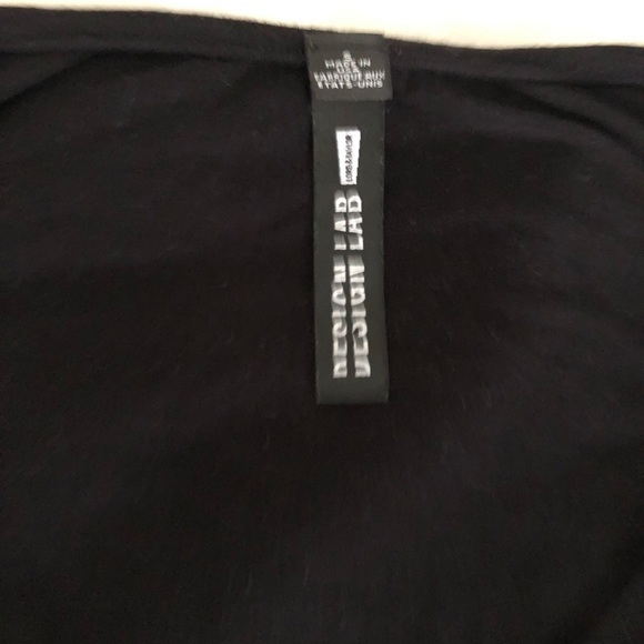 Lord & Taylor Design Lab Black Bodysuit, Size S - Picture 4 of 7